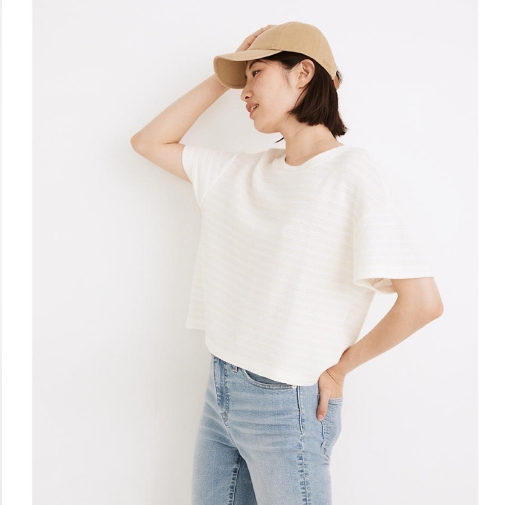 Madewell Textured Striped Top